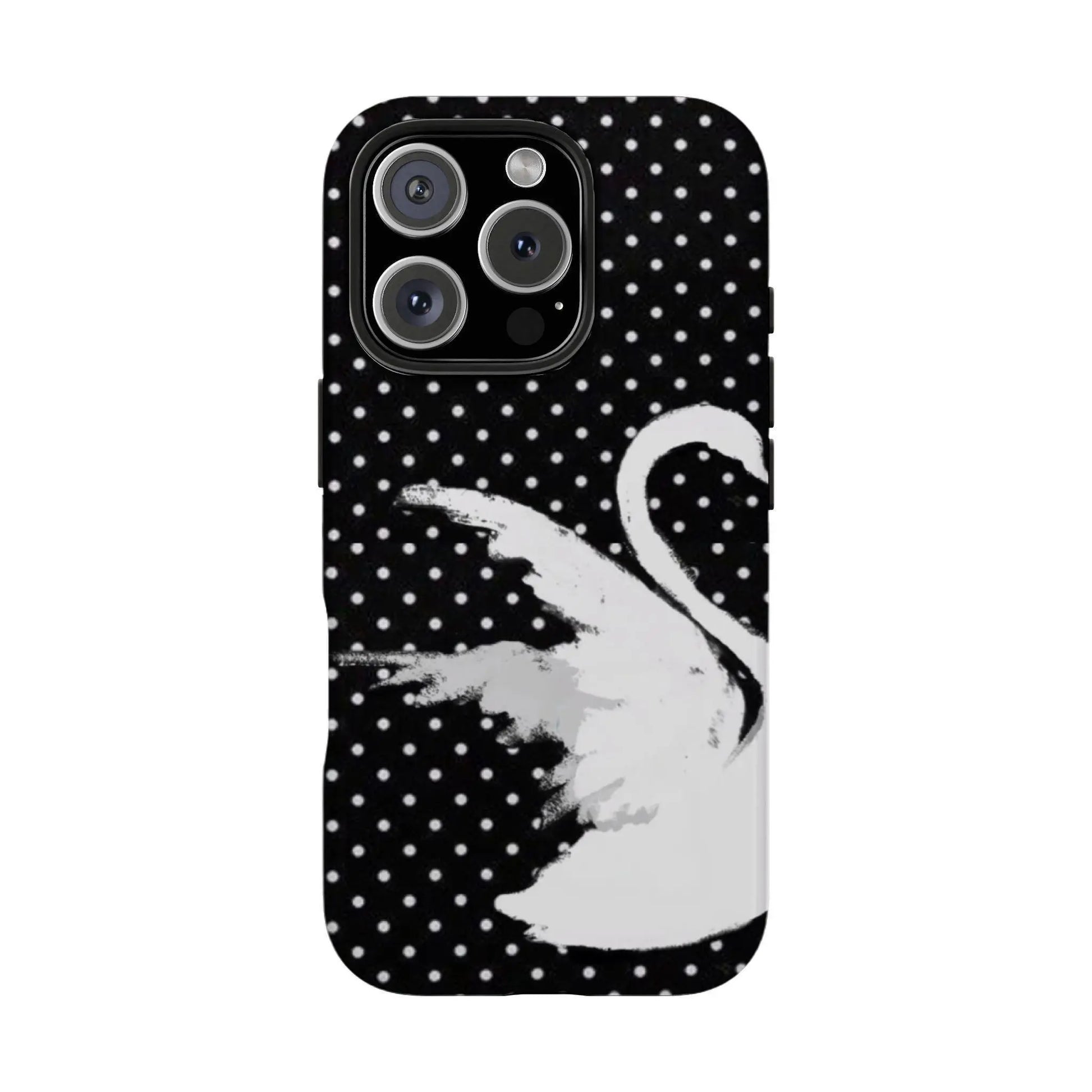 Viral Rococo Swan Print Phone Case, Soft Romantic Aesthetic, Coquette Swan Lace Cover, Compatible for Iphone 17 16 15 14 13 12 11 and for Samsung S26 S25 S24 S23 S22 S21, Perfect Holiday Gift