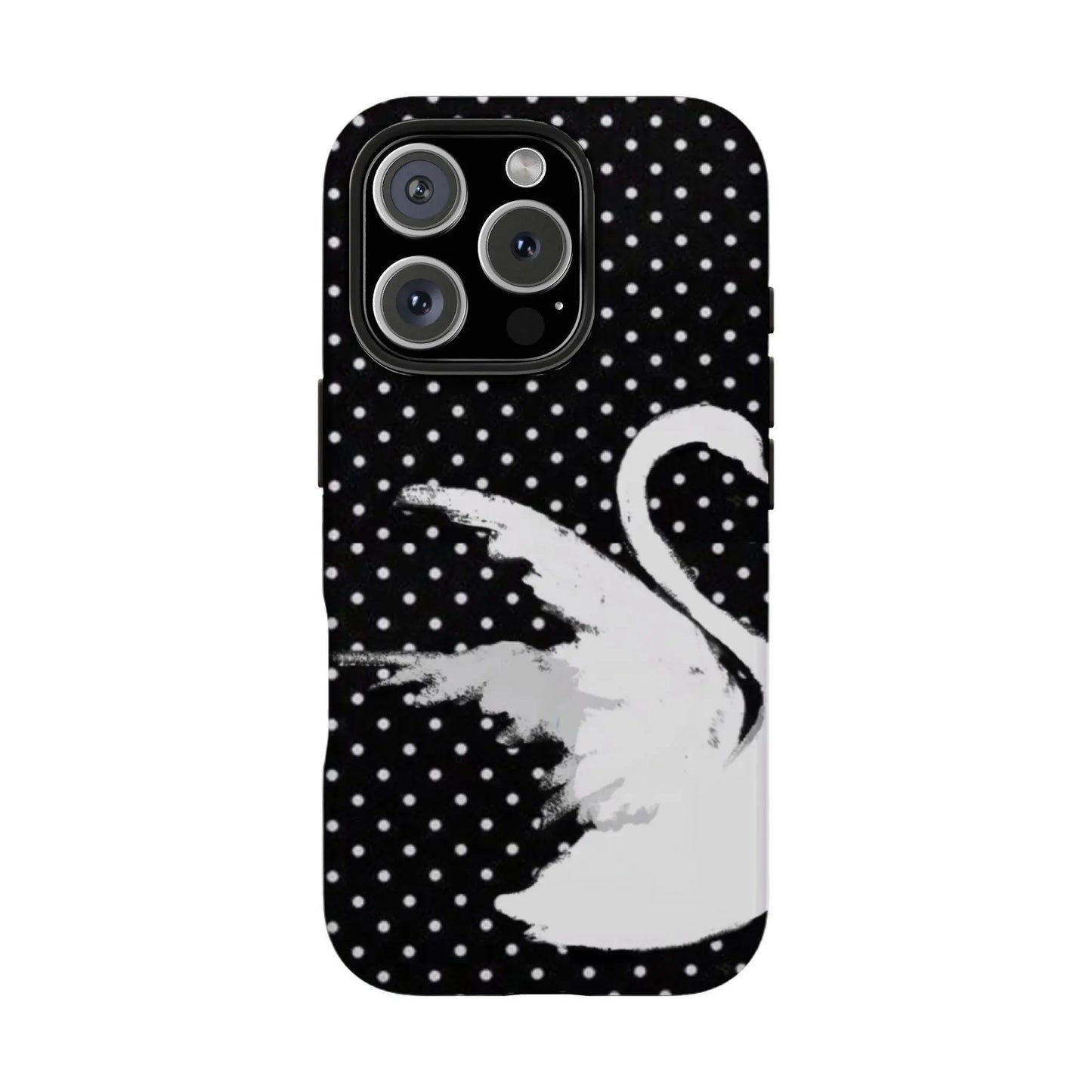 Viral Rococo Swan Print Phone Case, Soft Romantic Aesthetic, Coquette Swan Lace Cover, Compatible for Iphone 17 16 15 14 13 12 11 and for Samsung S26 S25 S24 S23 S22 S21, Perfect Holiday Gift